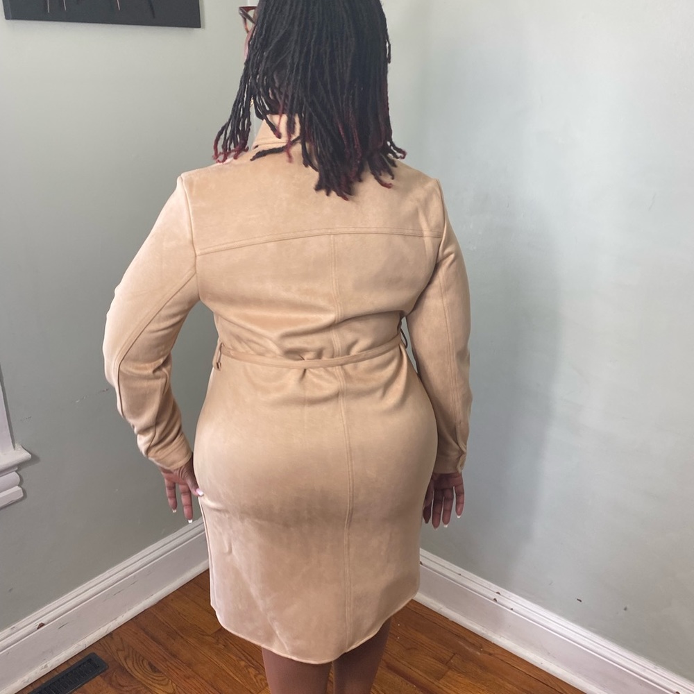 Faux Suede Dress - Picture 6 of 6